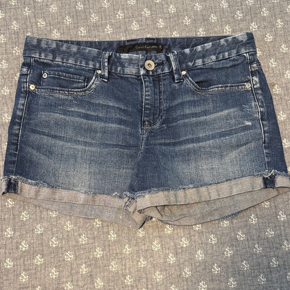 Calvin Klein Women's Classic Blue Jean Shorts